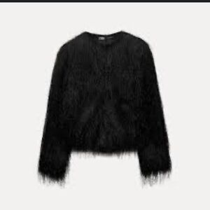 ZARA fringed jacket